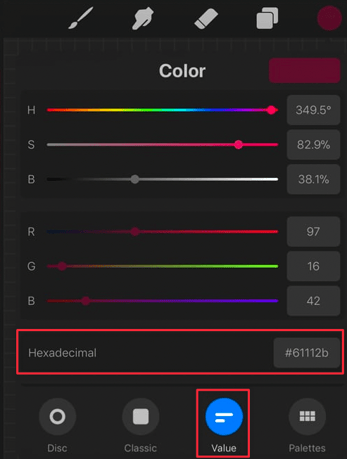 Procreate Value Color
