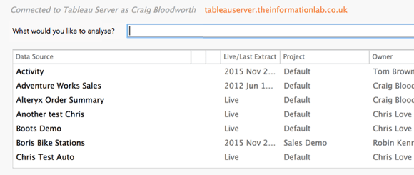 Data Server Search 1