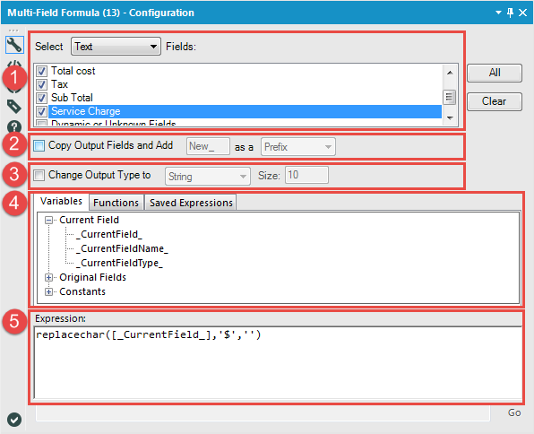 Alteryx Multi-Field Formula Tool