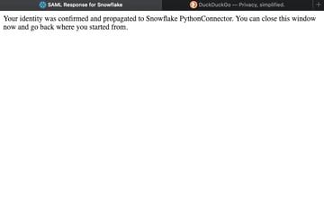 Snowflake Python Connector Using Spn Example Connect to Snowflake from a Python script with Single-Sign On