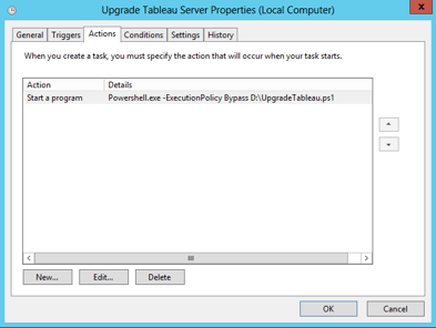 Tableau Server Scheduled Upgrade
