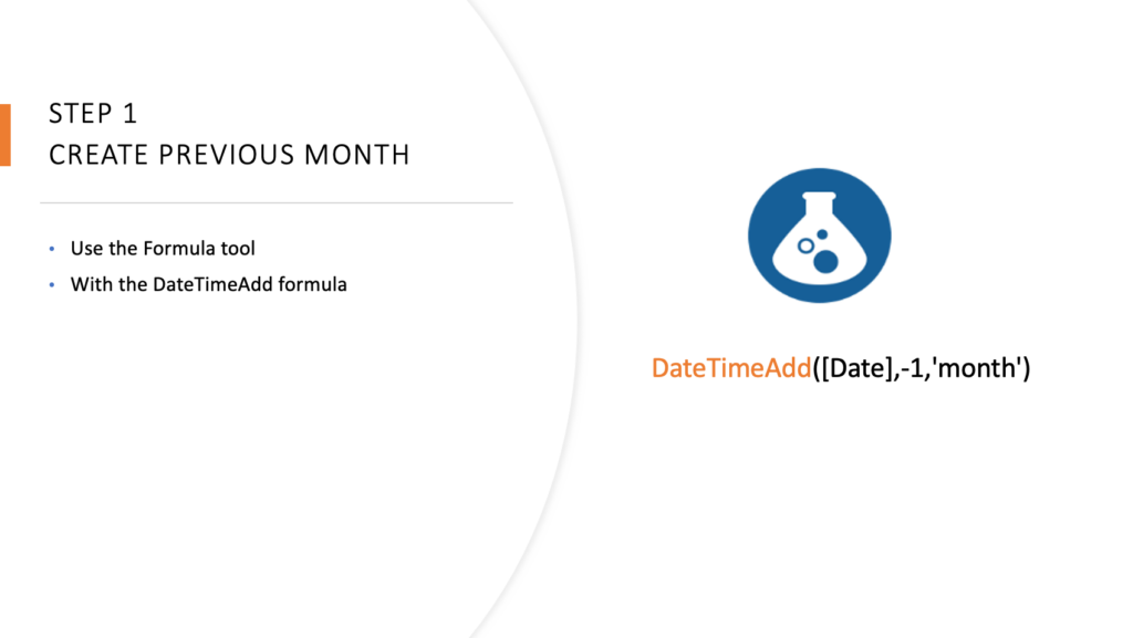 how to calculate in Alteryx Month-over-Month; first step