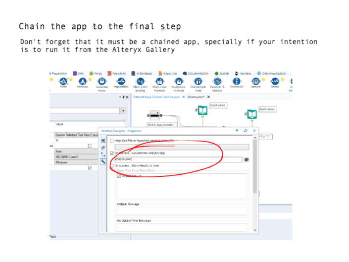 Alteryx Analytic App