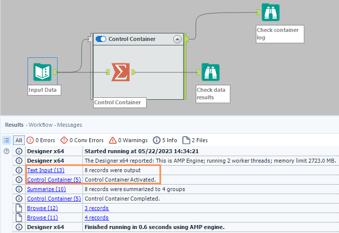 Alteryx 2023.1 - Control Containers explained