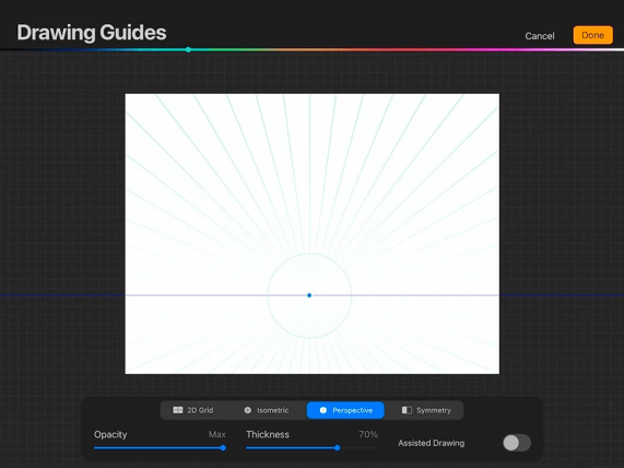 Procreate Drawing Guides Overview