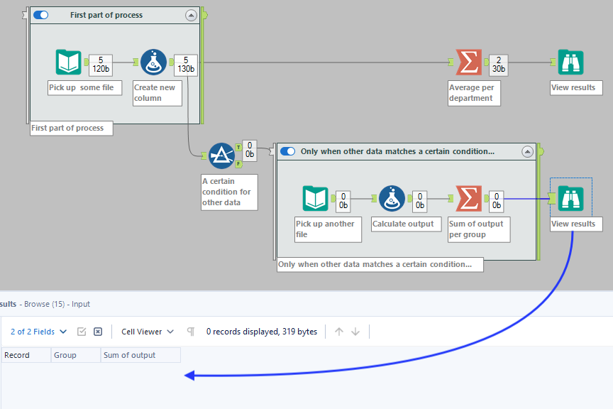 Alteryx 2023.1 - Control Containers explained