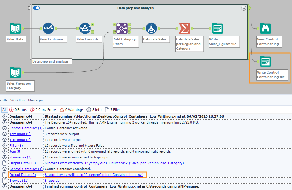 Alteryx 2023.1 - Control Containers explained