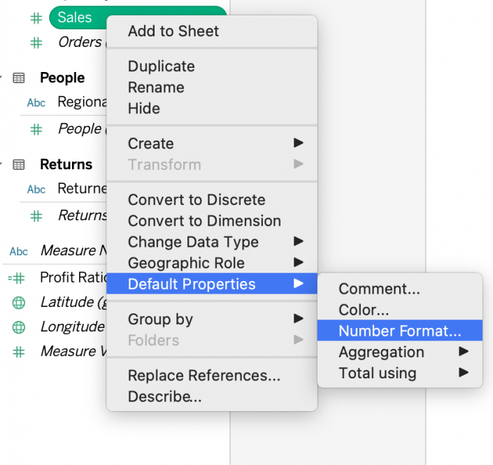 Tableau How to: Dynamic Number Format with Parameters