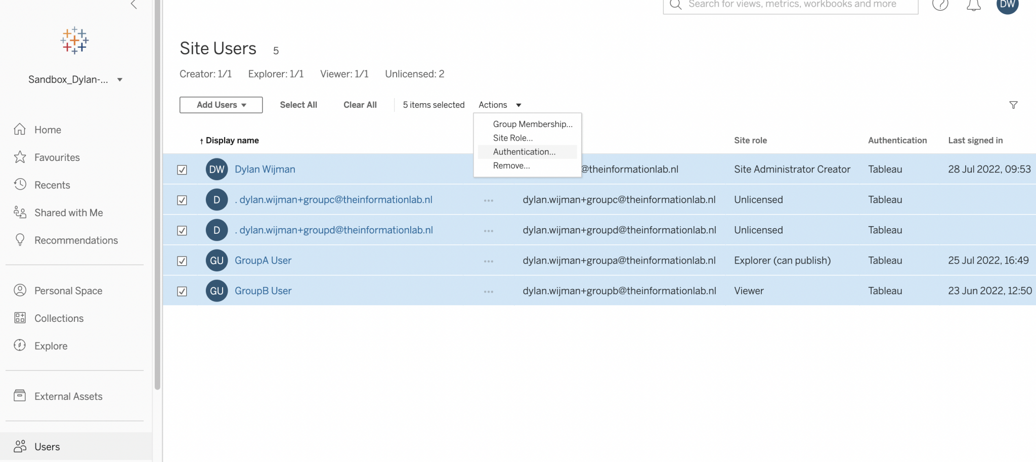 Tableau Cloud verplicht MFA (Multi Factor Authentication), wat te doen?